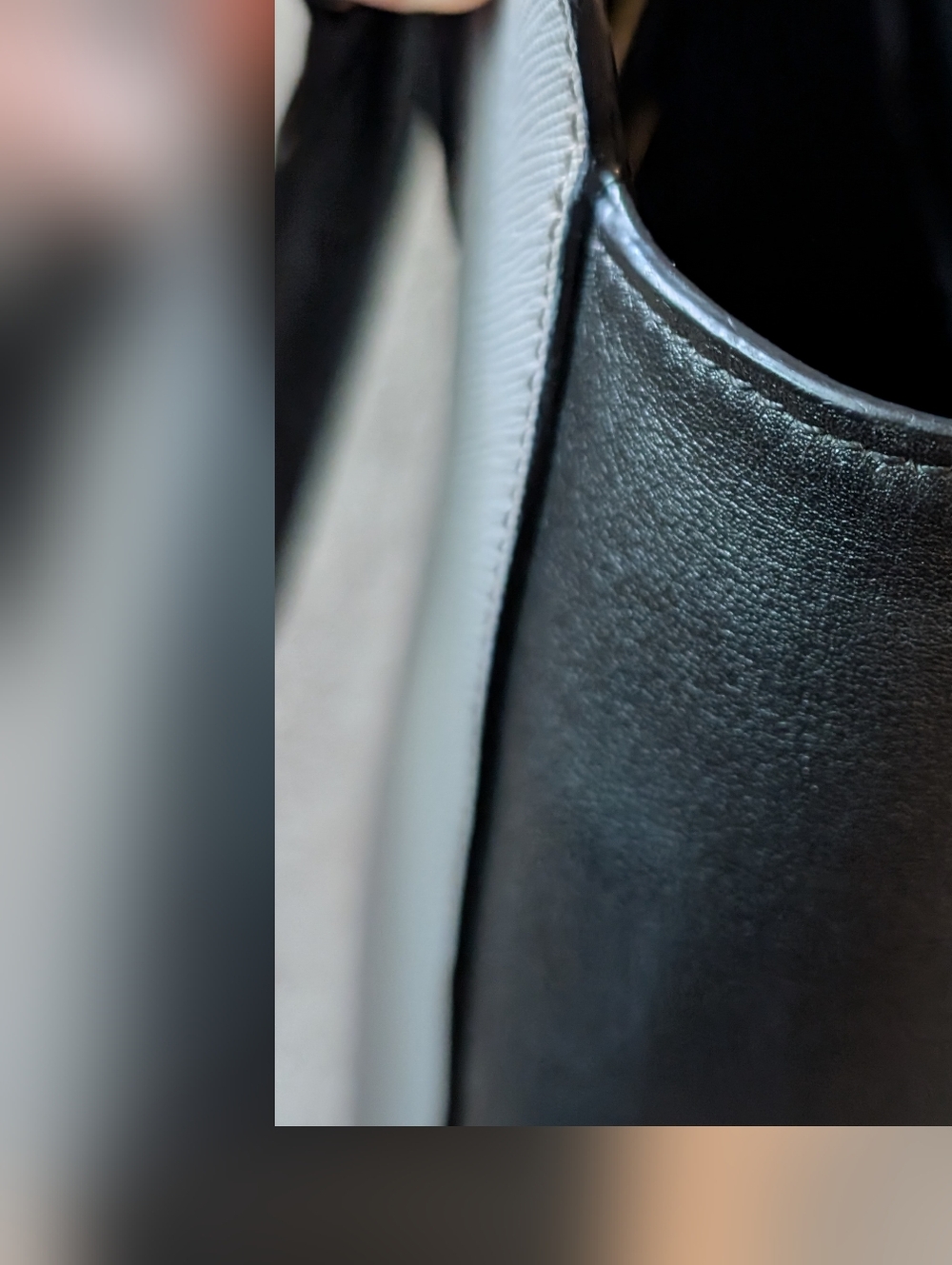 Prada Saffiano Leather Grey/Black Top Handle Tote Rehab Project Bag! - Picture 13 of 16